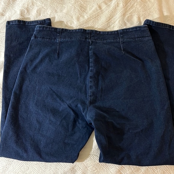 Talbots Heritage side zip ankle dark jeans - Picture 2 of 4